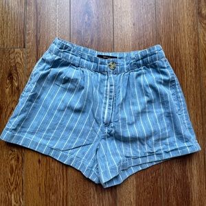 Striped Blue Summer Shorts
